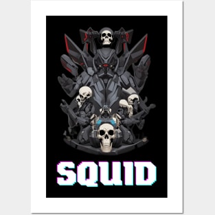 Squid Posters and Art